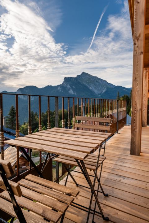 magnifique vue sur les sommets de Chartreuse
